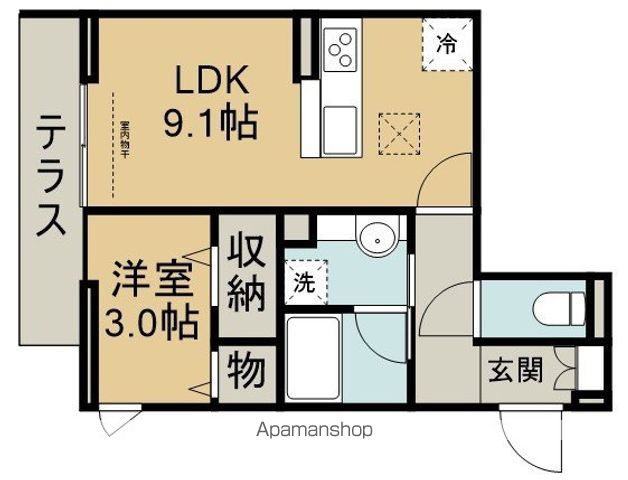 D−SERENO東田町の間取り写真