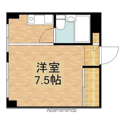レディース・ビレッジ　ヨシトモ[1R/21.15m2]の間取図