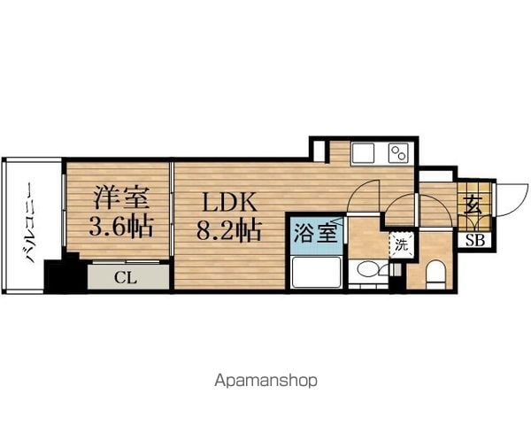 ミラージュパレス本町DEPARTの間取り写真