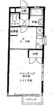 ＮＫハイム[1K/27.53m2]の間取図
