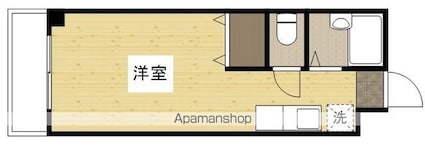 Ｌａ　Ｆｏｒｅｔ　Ｆｕｊｉｍｉ[1R/19.01m2]の間取図