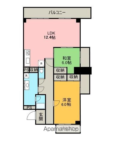 【大手門コーポの間取り】