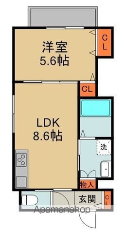 クリエオーレ北島町の間取り写真