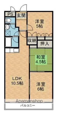 第19柴田マンションの間取り写真