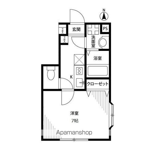 アムール AURORAの間取り写真
