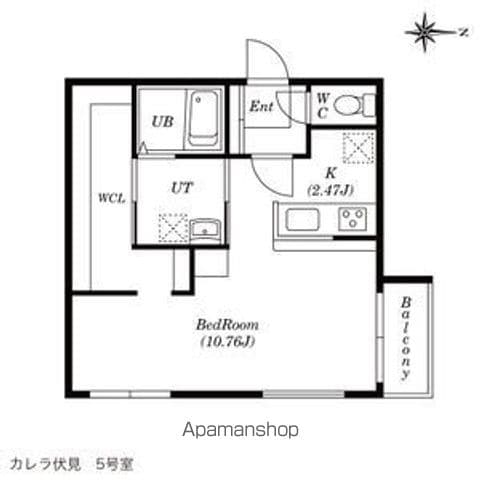 カレラ伏見の間取り写真