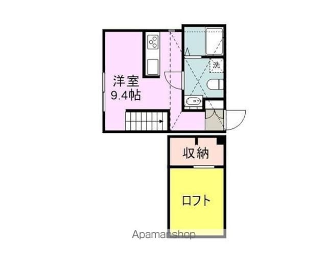 ＰＲＩＭＡ久留米[1R/21.65m2]の間取図