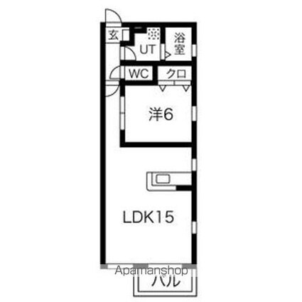 ＴＫレジデンス豊田本町[1LDK/49.64m2]の間取図
