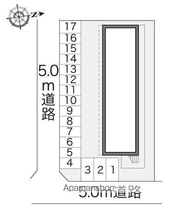 レオパレスアゼリア[1K/23.18m2]の駐車場1
