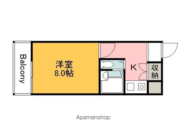 ＮＥＰＨＥＬ榎町[1K/19m2]の間取図