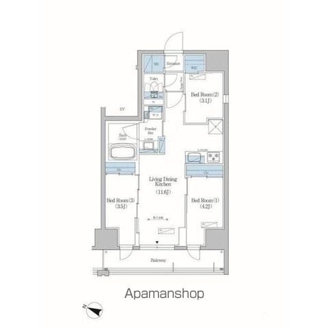 アーバネックス住吉の間取り写真