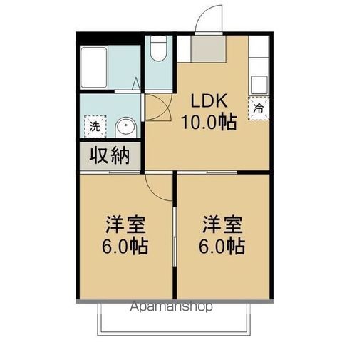コーポ辻の間取り写真