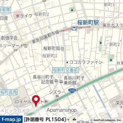 菱和パレス世田谷桜新町[1R/19.95m2]の周辺9