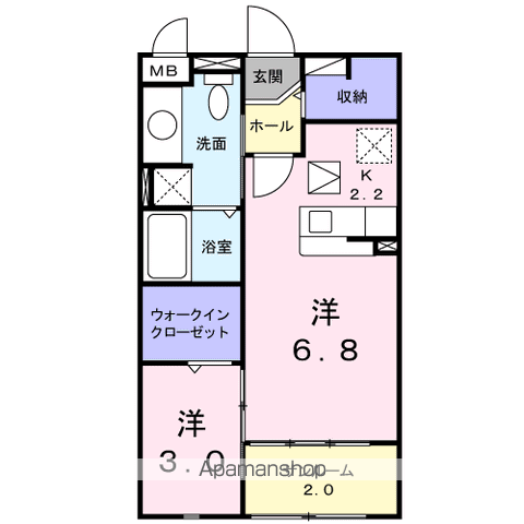 アーバインの間取り写真