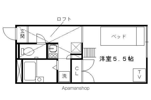 レオパレスプリオール東山の間取り写真