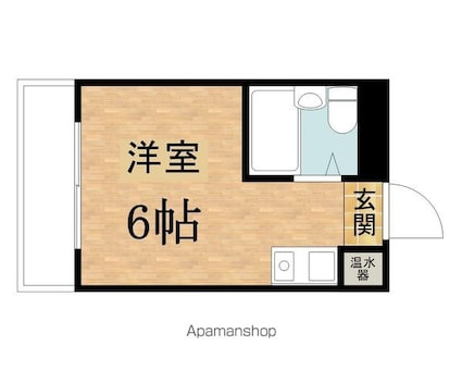 リエス多摩センター[1R/16.82m2]の間取図