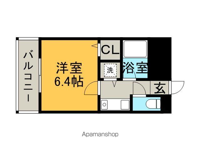 ライオンズマンション天神南の間取り写真