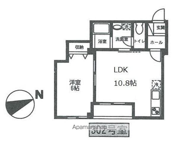 中野区鷺宮のマンションの間取り