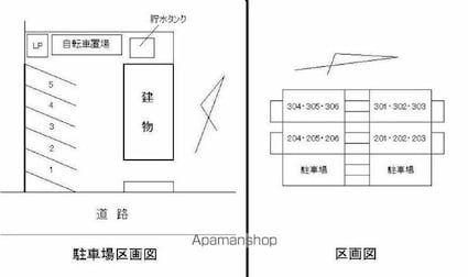 香川県高松市西宝町１丁目[1K/19.3m2]の配置図
