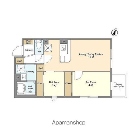 【杉並区和田のマンションの間取り】