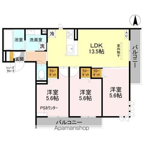 ルコアン堀川今宮の間取り写真