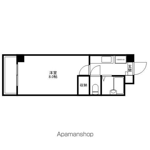 竹下駅前ＥＮハイツの間取り