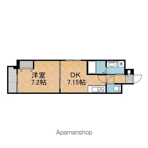 【立川市錦町のマンションの間取り】