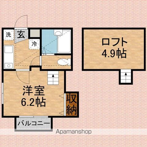 クレスト1の間取り写真