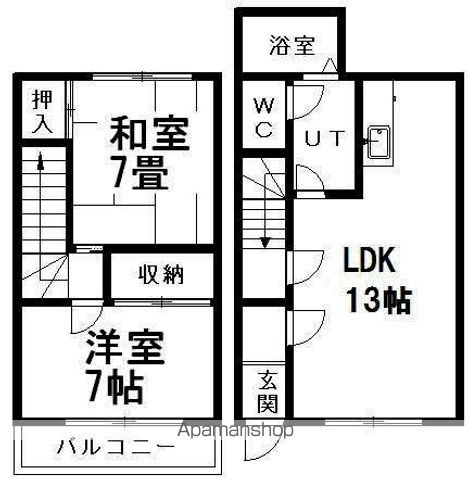 メゾンドビュー11の間取り写真