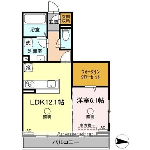 マーレ京町の間取り写真