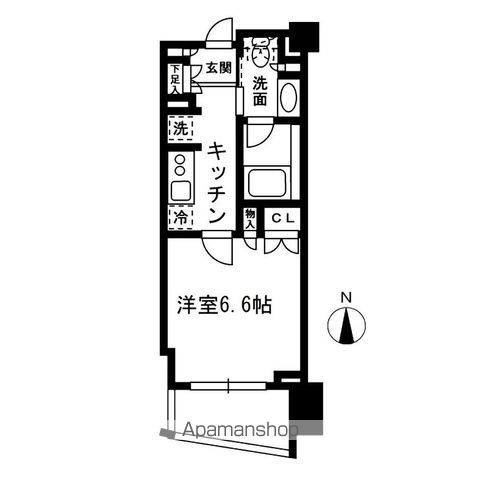 レジディア中落合Ｂ棟の間取り