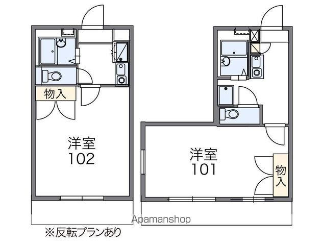 レオパレスオーシャンの間取り写真