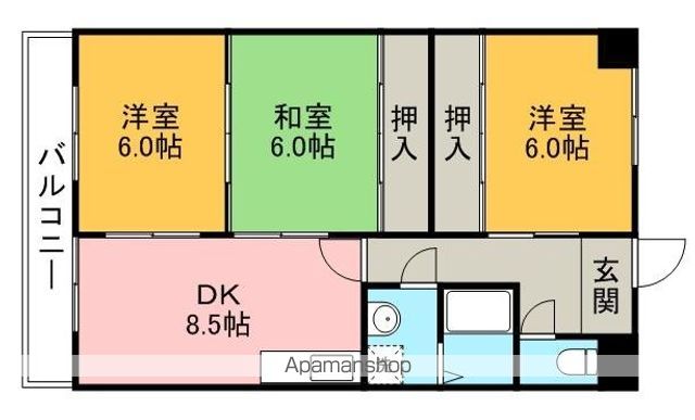 フォレスト勝川の間取り写真