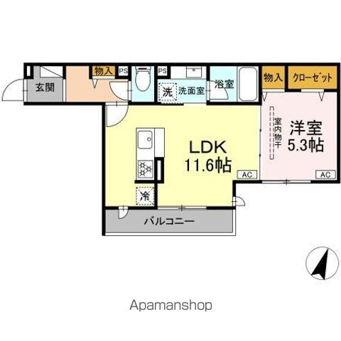 フラクタス東柏ケ谷の間取り写真
