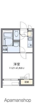 クレイノＮ　ｔｒａｙ[1K/21.9m2]の間取図