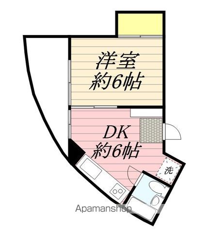 【三鷹市下連雀のマンションの間取り】