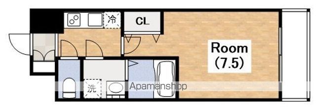 クレアートクラウン天王寺の間取り写真