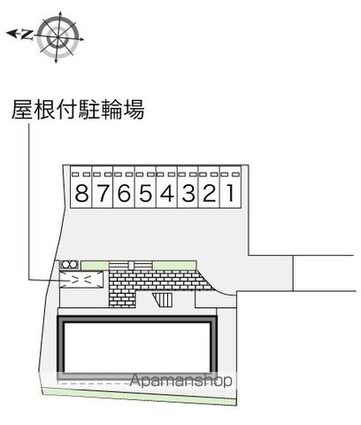 レオパレスＯＹＵＭＩ　Ⅱ[1K/23.18m2]の配置図