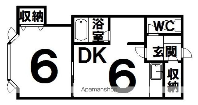 セントラルガーデン9Bの間取り写真