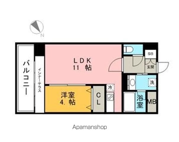 レジデンス住吉の間取り写真