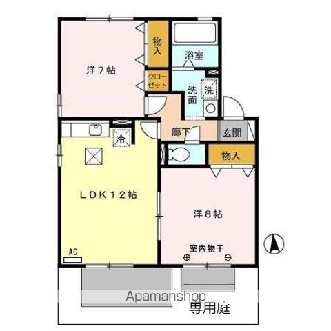 ラフィーネ Aの間取り写真