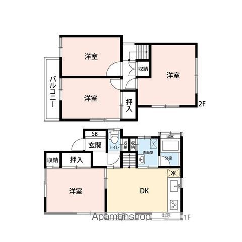 葛飾区 1階建 築42年の間取り写真