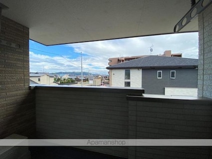 ブランド　ラクーンＡ[2LDK/56.68m2]のバルコニー