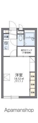 レオパレス天成[1K/26.49m2]の間取図