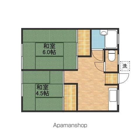 川崎市中原区上小田中６丁目 2階建 築43年のイメージ