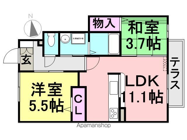 アルモニーアFの間取り写真