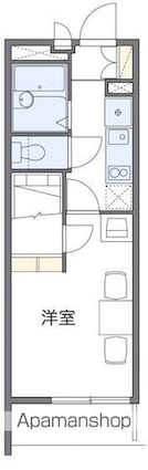 レオパレスエトワール　栗林[1K/20.81m2]の間取図