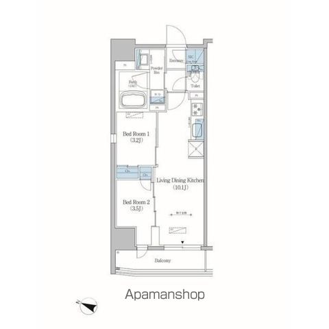 アーバネックス住吉の間取り写真
