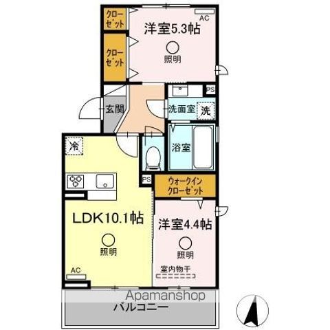 クレリアの間取り写真