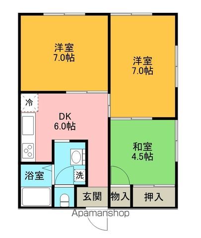 メゾン小山の間取り写真